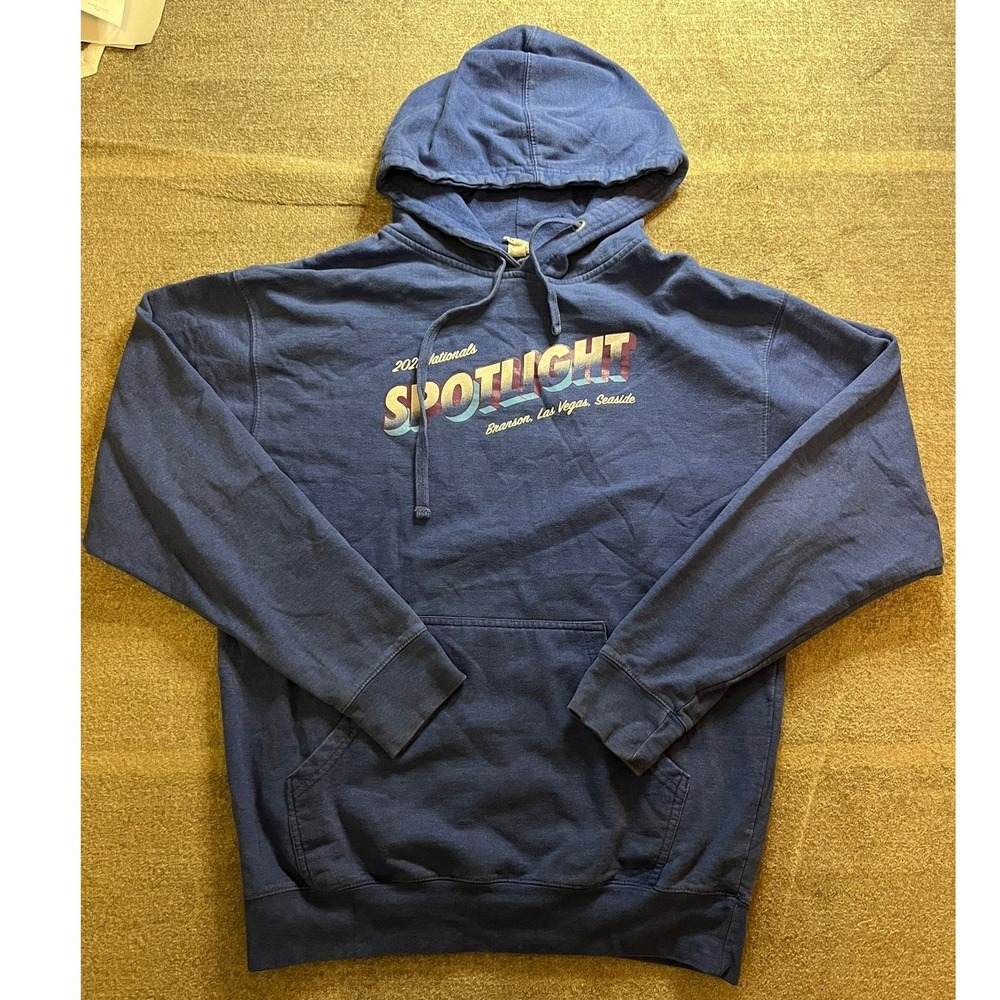 Spotlight 2021 Nationals Branson Las Vegas Seaside Graphic Hoodie Blue XL